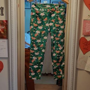 OLD NAVY mid-rise Pixie: Floral Pants